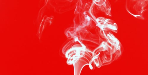 Abstract White Smoke on Red Background Pack