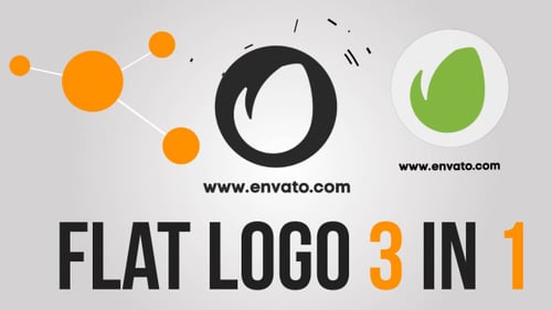 Flat Logo 3 in 1