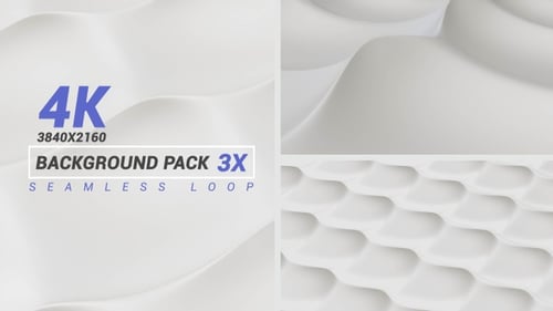 White Smooth Wave Pack