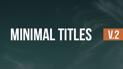 Minimal Titles V.2