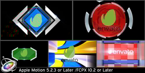 Broadcast Logo Transition Pack V3 - Apple Motion