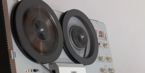 Playback And Rewind Reel To Reel Tape 7