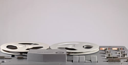 Playback And Rewind Reel To Reel Tape 16