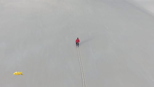 Esquiador aéreo individual