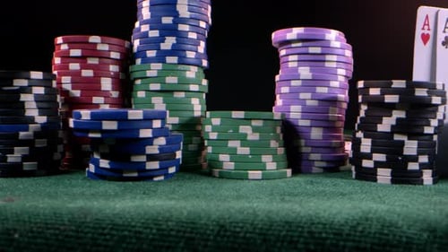 Gambling Money Chips And Poker Cards 5