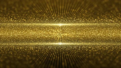 Fondo de luces de escenario de partículas de oro virtuales 02