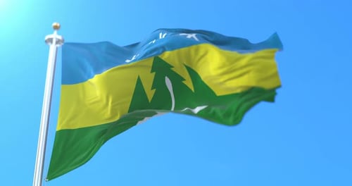 Khanty Mansiysk Flag, Russia