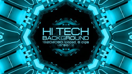 Hi Tech Background VJ Kit v2