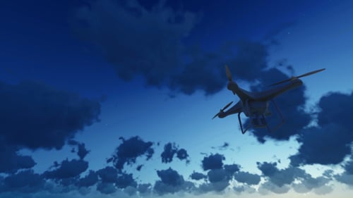 Quadcopter Drone - Night