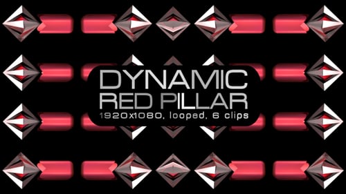 Dynamic Red Pillar VJ Pack