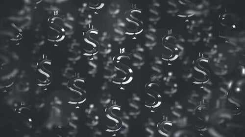 Metal Dollar Symbols