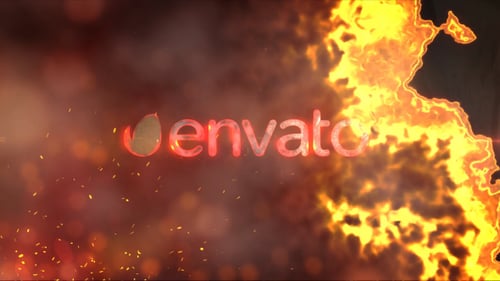 Logo Reveal Fire