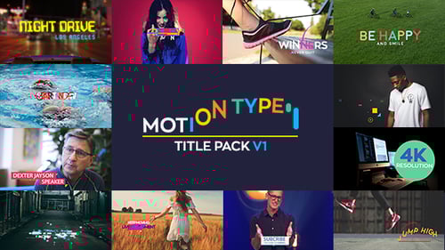 Motion Type - Titles Pack