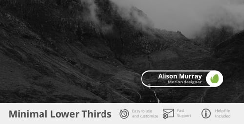 Clean Minimal Lower Thirds