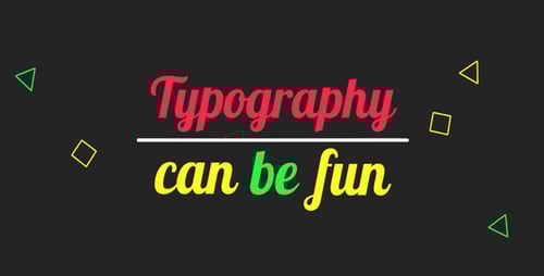 Fun Kinetic Typography