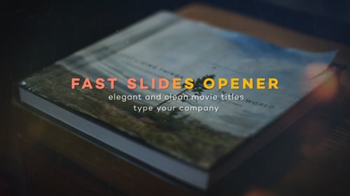 Fast Slides Logo Reveal