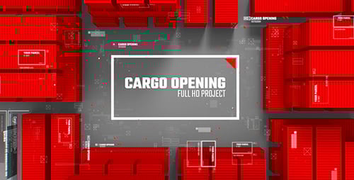 Cargo Opening/ Transportation of Parcels/ Post and Сontainer/ Corporate Logo
