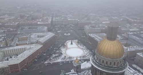 Saint Isaac's Cathedral And St. Isaac's Square