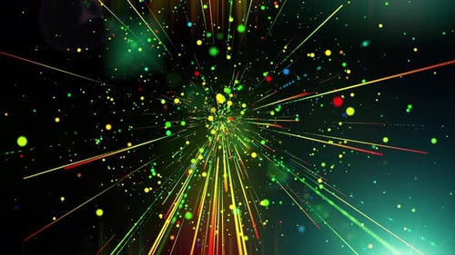 Colorful Lines Background 4K