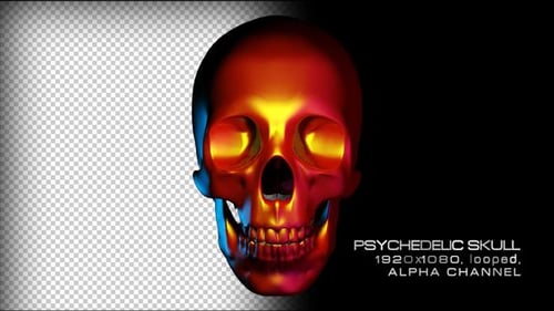 Psychedelic Skull
