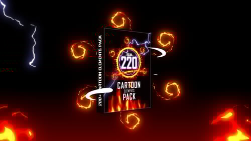 220+ Cartoon Elements Pack