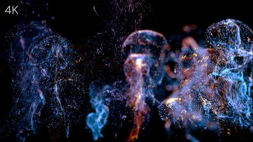 Bokeh Particle Logo Sting