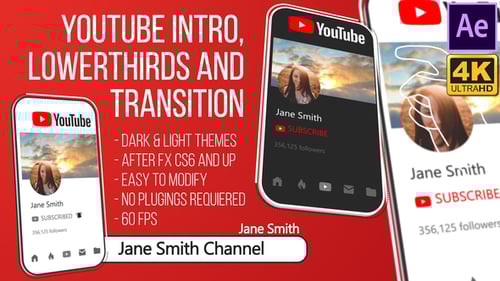 Youtube Intro and Lowerthird (AfterFX)