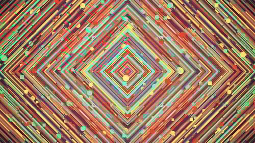 Colorful Festive Geometric Pattern