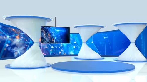 Estudio virtual futurista/Full HD