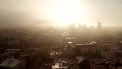 Beautiful View of the World Famous Painted Ladies Houses Located in Alamo Square