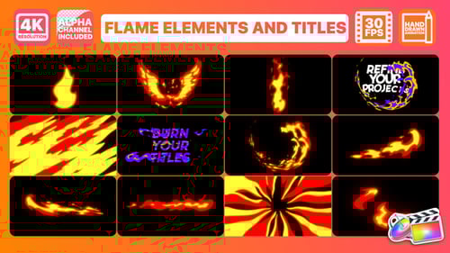 Flame And Titles | FCPX