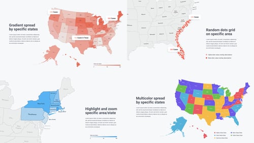 USA Map Infographics