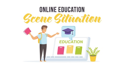Online education - Scene Situation