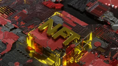 NFT Non Fungible Token Concept