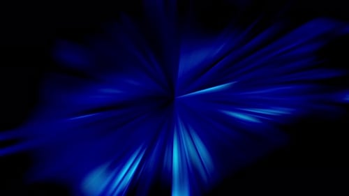 Optical Rayz Flare Effect Light Pulses and Blue Glow