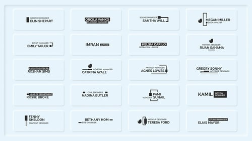 Lower Thirds - Clean & Minimal | MOGRT