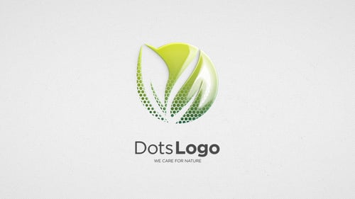 Dots 3D Logo Reveal