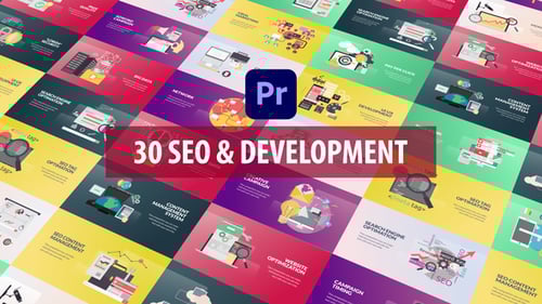 SEO and Development Animation | Premiere Pro MOGRT