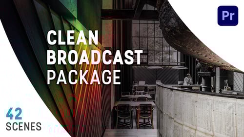 Clean Broadcast Package | Essential Graphics | Mogrt