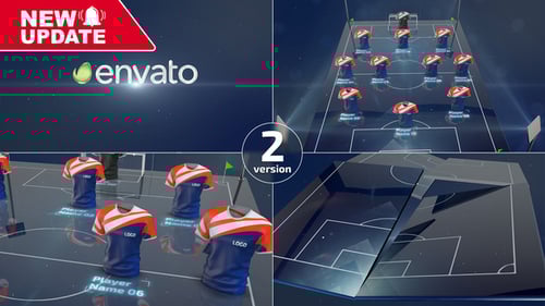 Aufstellungen der Fußballmannschaft