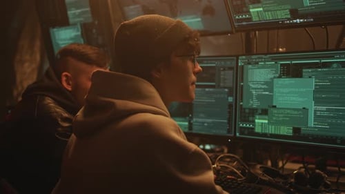 Hackers Committing Cybercrime in Hideout