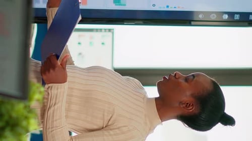 Corporate Business People Meeting in Boardroom