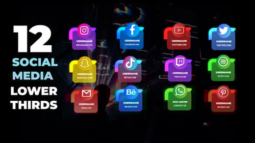 Social Media Lower Thirds