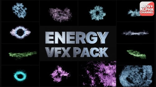 Paquete energético VFX | Motion Graphics