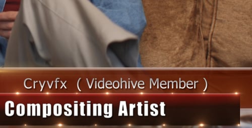 Light Flicker Lower Third (with video Tute)