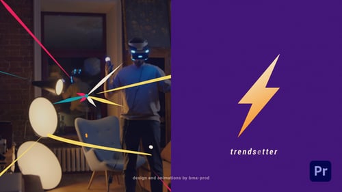 Overlay Flat Logo Outro For Premiere Pro