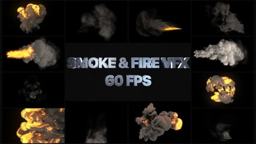 VFX Smoke And Fire Elements | Paquete de Motion Graphics
