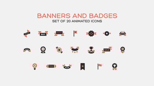 Banner- und Badges-Symbole