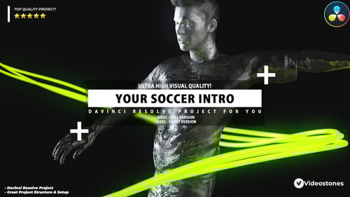 Your Soccer Intro - Soccer Promotion Davinci Resolve