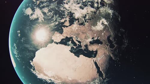 Milan city Italy Cinematic Full Earth Zoom 4K